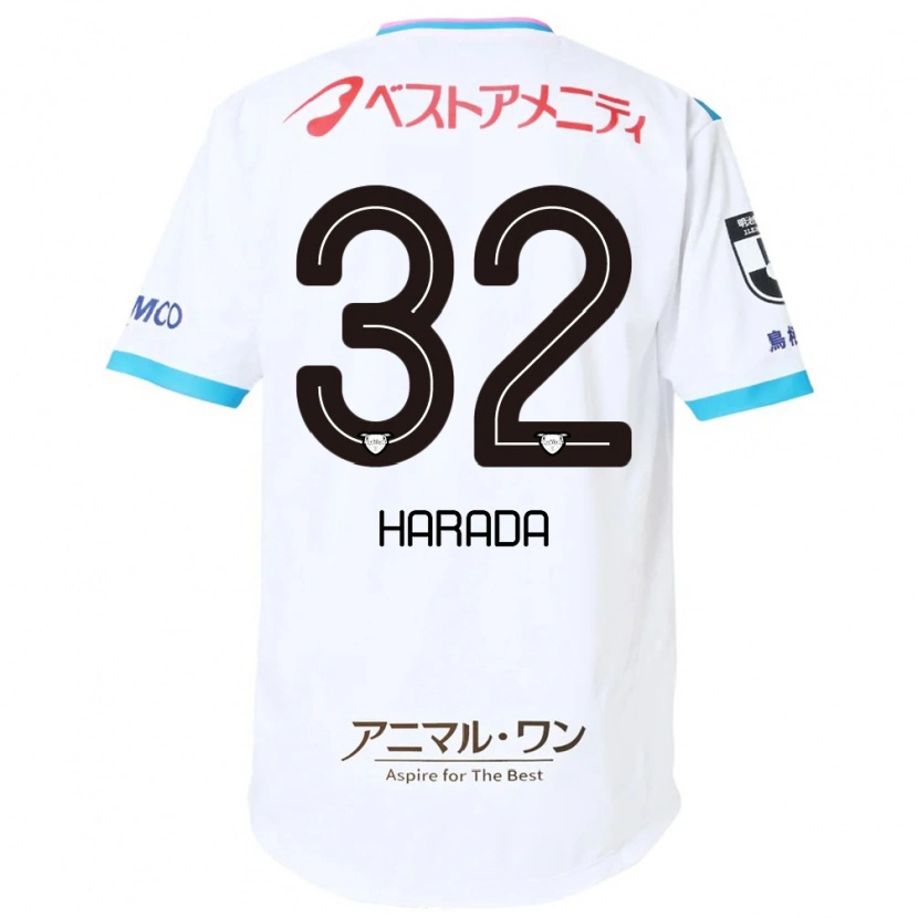 Danxen Heren Rentaro Harada #32 Wit Roze Uitshirt Uittenue 2025/26 T-Shirt