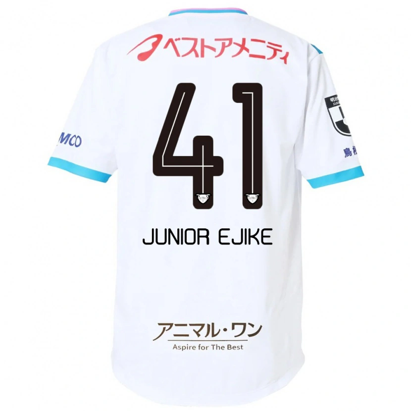 Danxen Heren Ibuki Vincent Junior Ejike #41 Wit Roze Uitshirt Uittenue 2025/26 T-Shirt