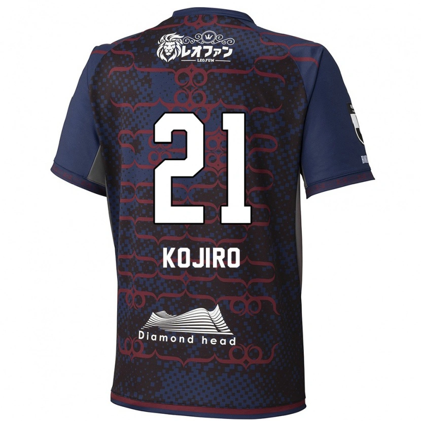 Danxen Heren Kojiro Nakano #21 Blauw Rood Uitshirt Uittenue 2025/26 T-Shirt