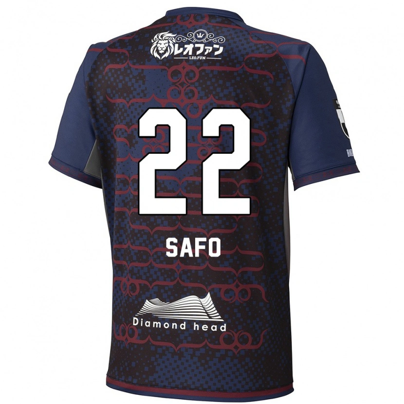 Danxen Heren Kinglord Safo #22 Blauw Rood Uitshirt Uittenue 2025/26 T-Shirt