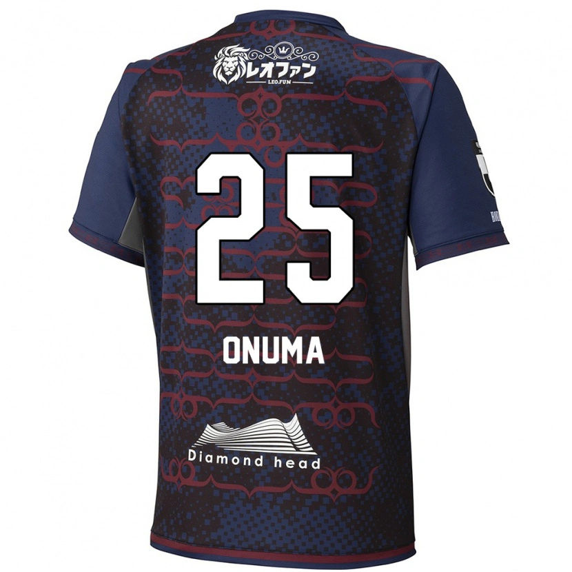 Danxen Heren Akito Onuma #25 Blauw Rood Uitshirt Uittenue 2025/26 T-Shirt