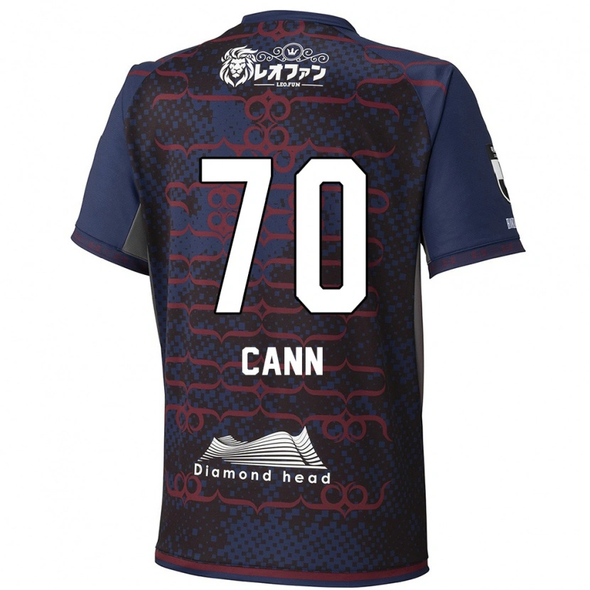 Danxen Heren Francis Cann #70 Blauw Rood Uitshirt Uittenue 2025/26 T-Shirt