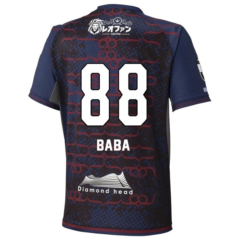 Danxen Heren Seiya Baba #88 Blauw Rood Uitshirt Uittenue 2025/26 T-Shirt