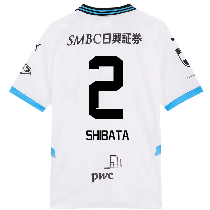 Danxen Heren Shotaro Shibata #2 Wit Hemelsblauw Uitshirt Uittenue 2025/26 T-Shirt