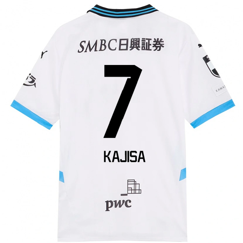 Danxen Heren Umi Kajisa #7 Wit Hemelsblauw Uitshirt Uittenue 2025/26 T-Shirt