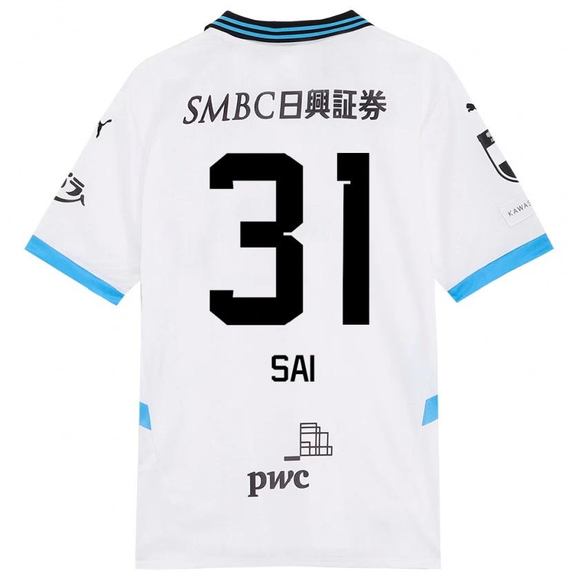 Danxen Heren Sai Van Wermeskerken #31 Wit Hemelsblauw Uitshirt Uittenue 2025/26 T-Shirt
