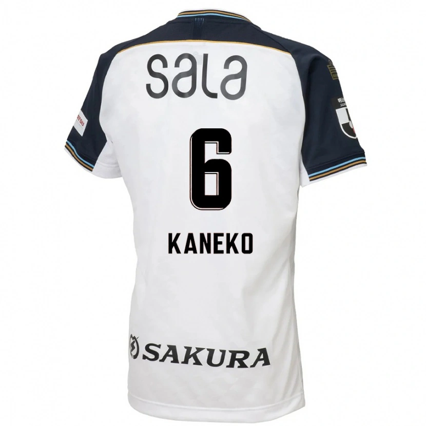 Danxen Heren Daiki Kaneko #6 Wit Zwart Uitshirt Uittenue 2025/26 T-Shirt