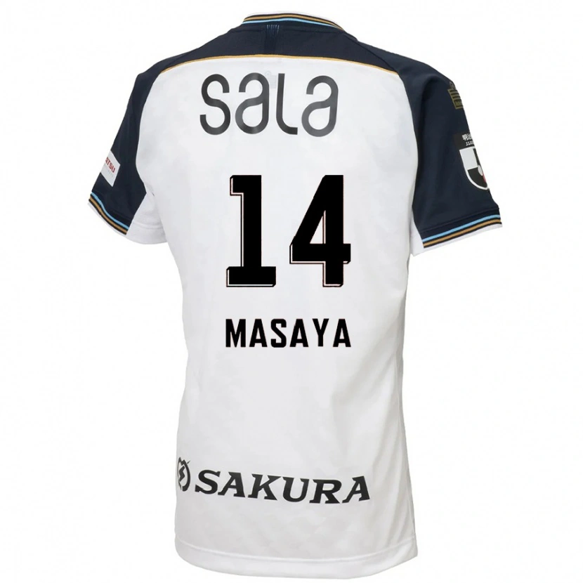 Danxen Heren Masaya Matsumoto #14 Wit Zwart Uitshirt Uittenue 2025/26 T-Shirt
