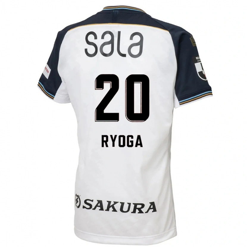Danxen Heren Ryoga Sato #20 Wit Zwart Uitshirt Uittenue 2025/26 T-Shirt