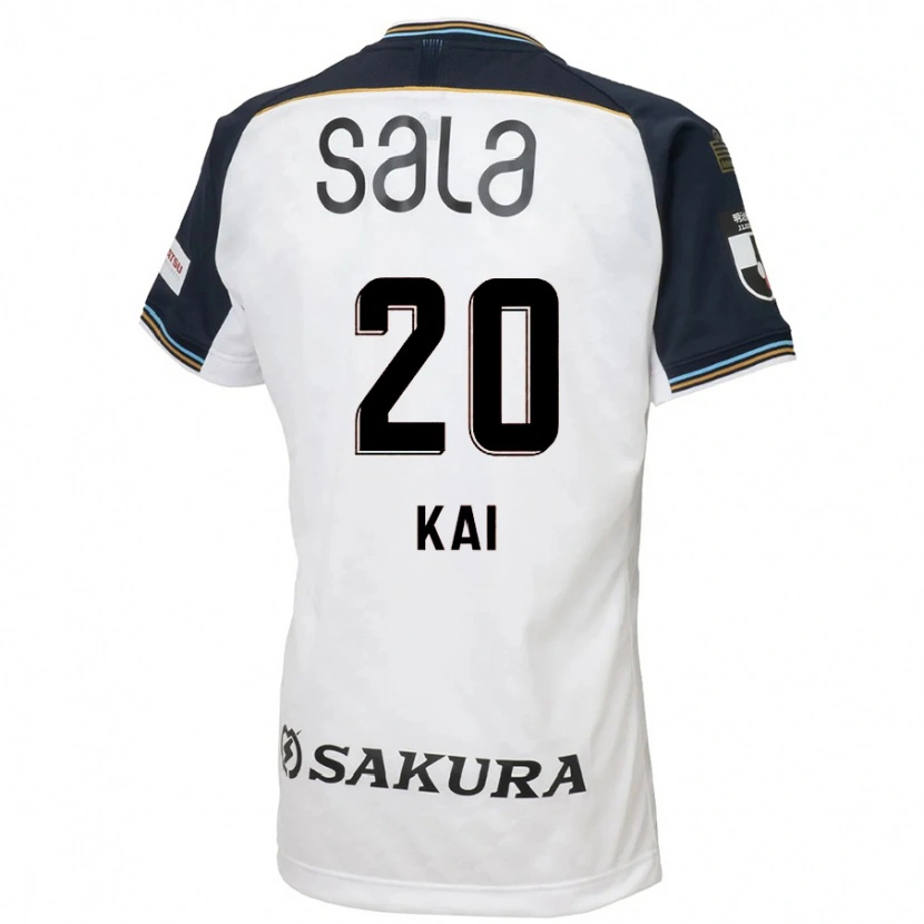 Danxen Heren Yua Kai #20 Wit Zwart Uitshirt Uittenue 2025/26 T-Shirt
