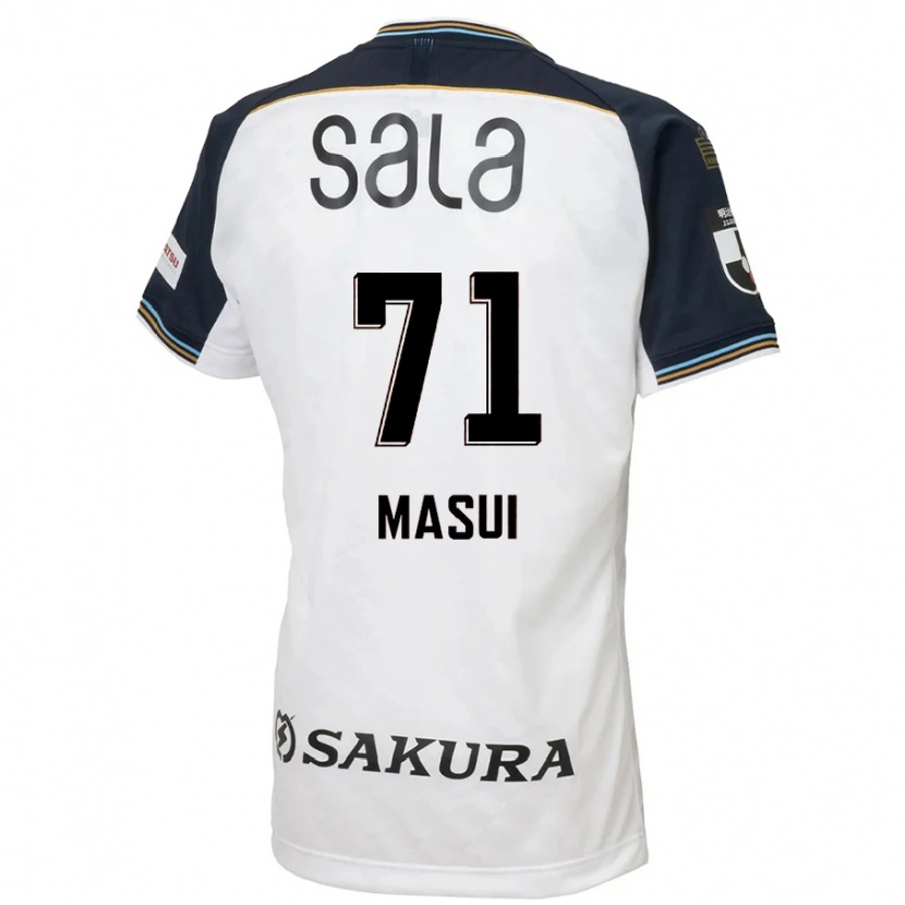 Danxen Heren Ken Masui #71 Wit Zwart Uitshirt Uittenue 2025/26 T-Shirt