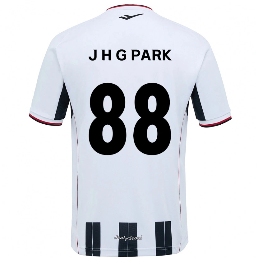 Danxen Heren Jang Han-Gyeol Park #88 Wit Zwart Uitshirt Uittenue 2025/26 T-Shirt