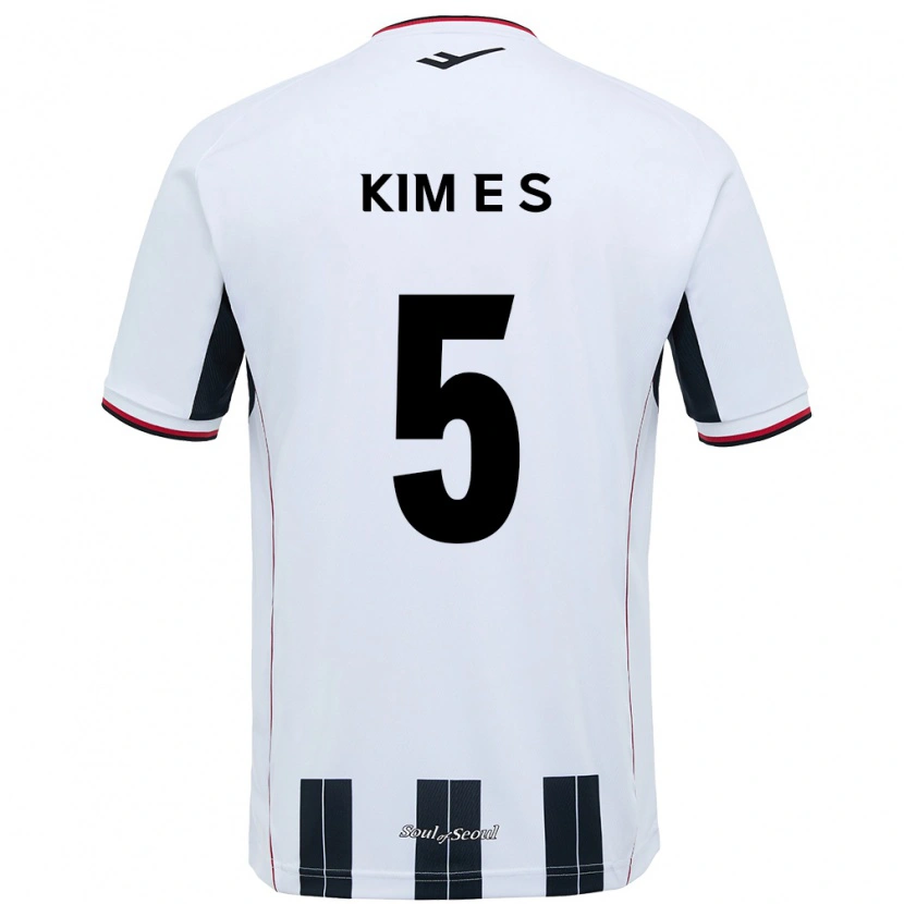 Danxen Heren Kim Eun-Sol #5 Wit Zwart Uitshirt Uittenue 2025/26 T-Shirt