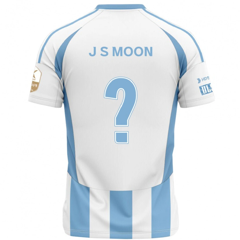 Danxen Heren Seok-Ju Moon #0 Wit Hemelsblauw Uitshirt Uittenue 2025/26 T-Shirt