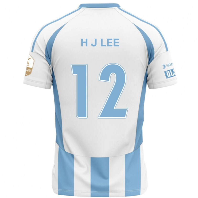 Danxen Heren Jae-Hyung Lee #12 Wit Hemelsblauw Uitshirt Uittenue 2025/26 T-Shirt