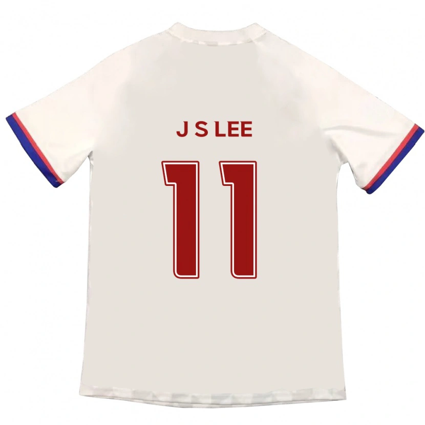 Danxen Heren Joon-Suk Lee #11 Gebroken Wit Rood Uitshirt Uittenue 2025/26 T-Shirt