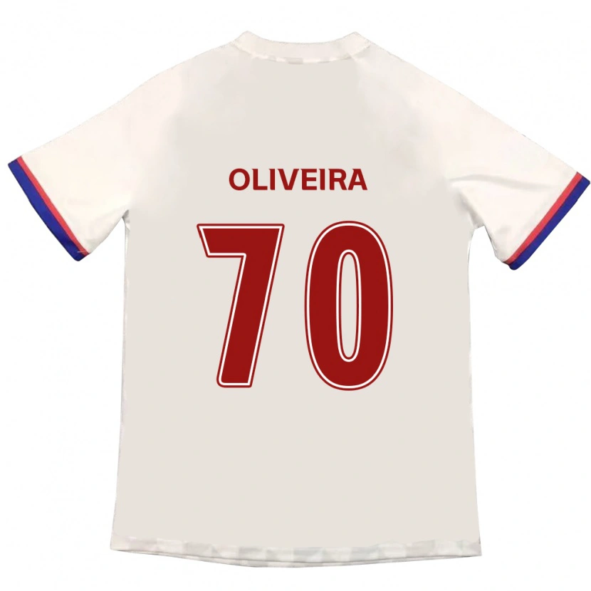 Danxen Heren Anderson Oliveira #70 Gebroken Wit Rood Uitshirt Uittenue 2025/26 T-Shirt