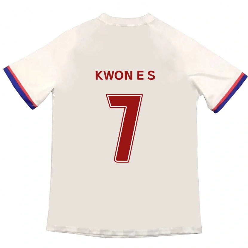 Danxen Heren Kwon Eun-Som #7 Gebroken Wit Rood Uitshirt Uittenue 2025/26 T-Shirt
