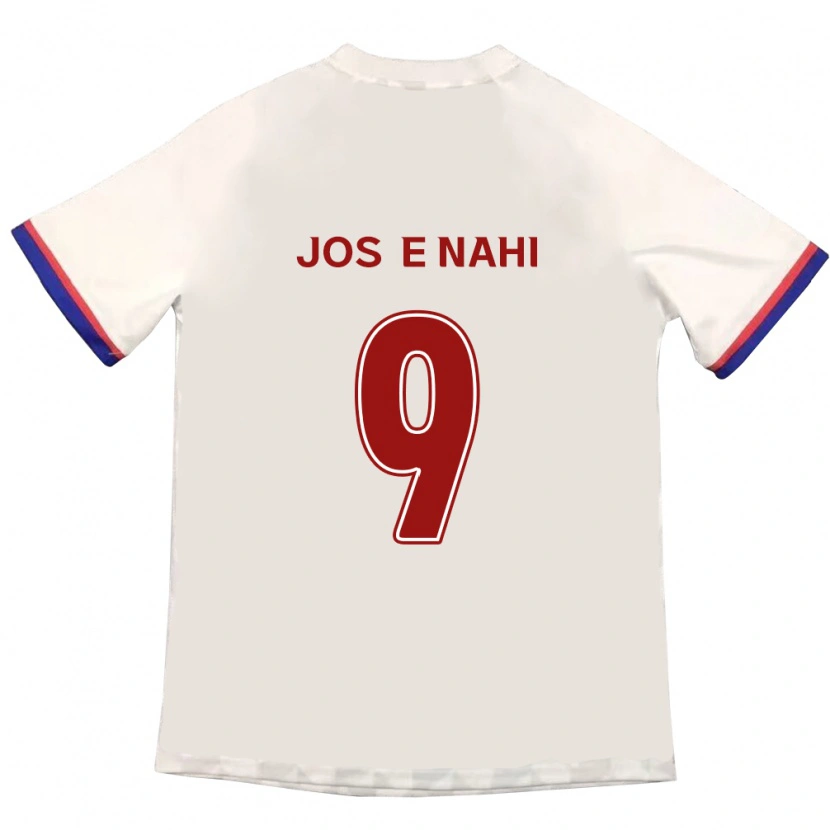 Danxen Heren Josée Nahi #9 Gebroken Wit Rood Uitshirt Uittenue 2025/26 T-Shirt