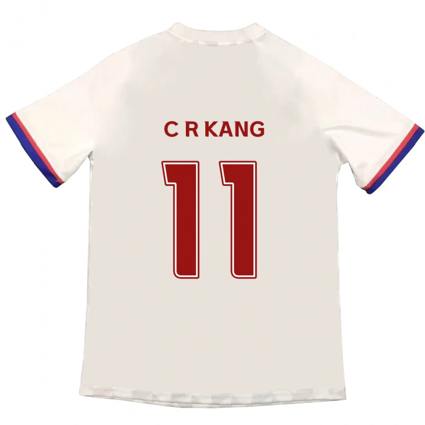 Danxen Heren Kang Chae-Rim #11 Gebroken Wit Rood Uitshirt Uittenue 2025/26 T-Shirt