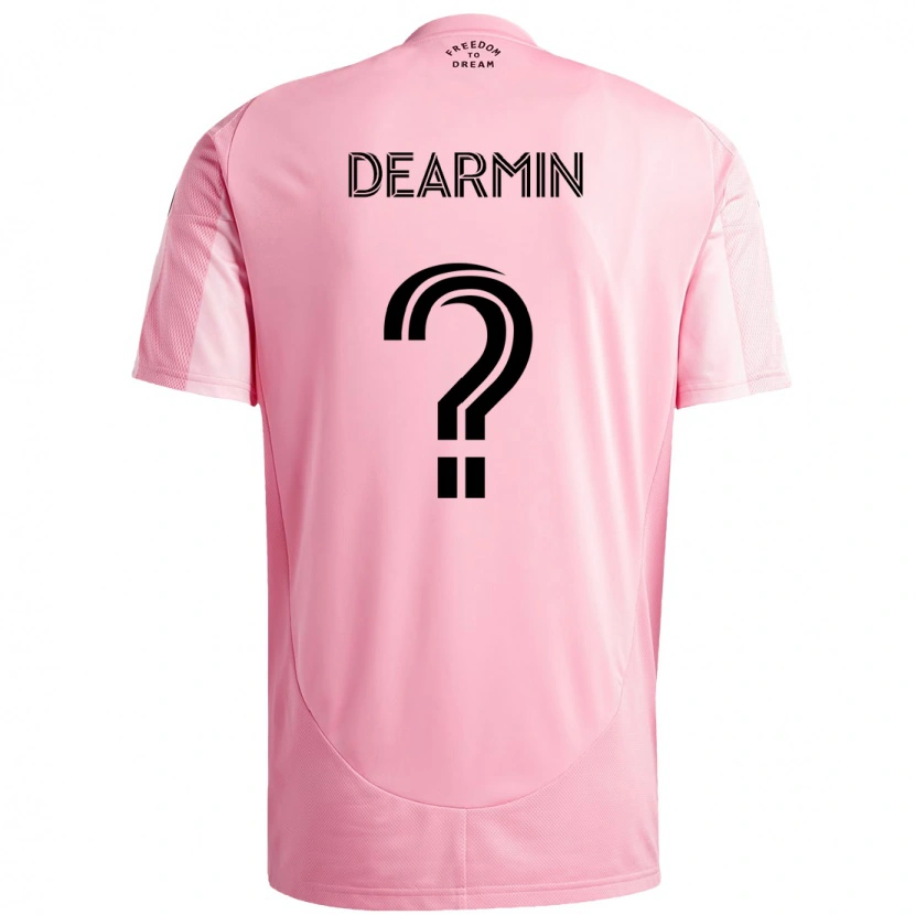 Danxen Dames Nash Dearmin #0 Roze Zwart Thuisshirt Thuistenue 2025/26 T-Shirt