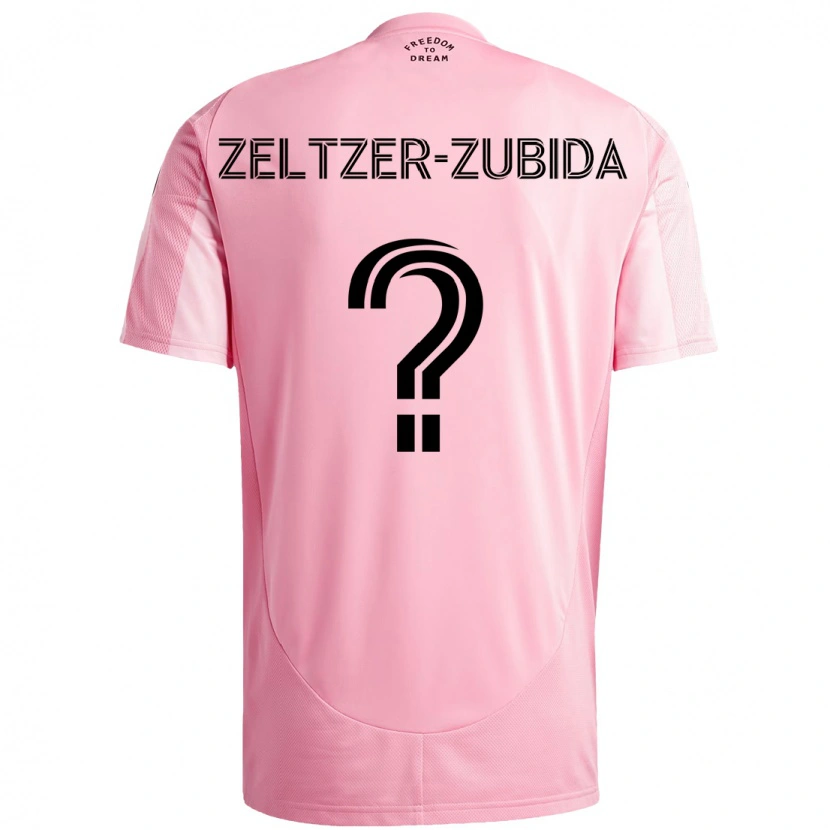 Danxen Dames Idoh Zeltzer-Zubida #0 Roze Zwart Thuisshirt Thuistenue 2025/26 T-Shirt