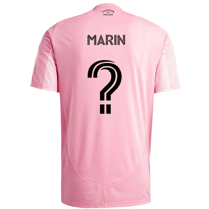 Danxen Dames Matias Marin #0 Roze Zwart Thuisshirt Thuistenue 2025/26 T-Shirt
