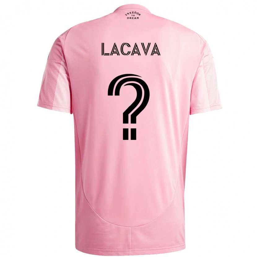Danxen Dames Jake Lacava #0 Roze Zwart Thuisshirt Thuistenue 2025/26 T-Shirt