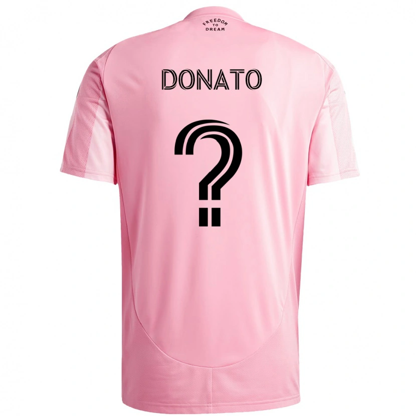 Danxen Dames Benjamin Donato #0 Roze Zwart Thuisshirt Thuistenue 2025/26 T-Shirt