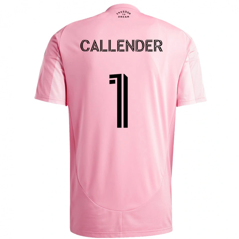 Danxen Dames Drake Callender #1 Roze Zwart Thuisshirt Thuistenue 2025/26 T-Shirt