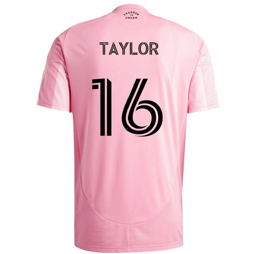Danxen Dames Robert Taylor #16 Roze Zwart Thuisshirt Thuistenue 2025/26 T-Shirt