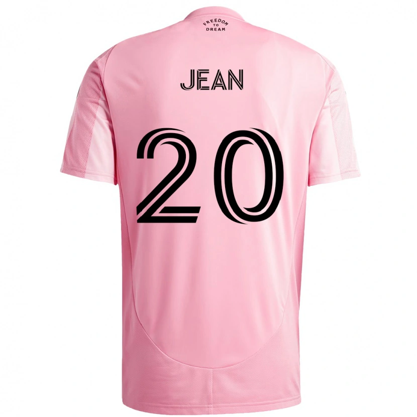 Danxen Dames Corentin Jean #20 Roze Zwart Thuisshirt Thuistenue 2025/26 T-Shirt