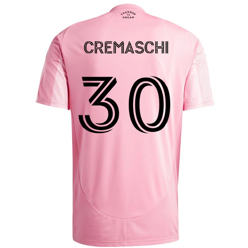 Danxen Dames Benja Cremaschi #30 Roze Zwart Thuisshirt Thuistenue 2025/26 T-Shirt
