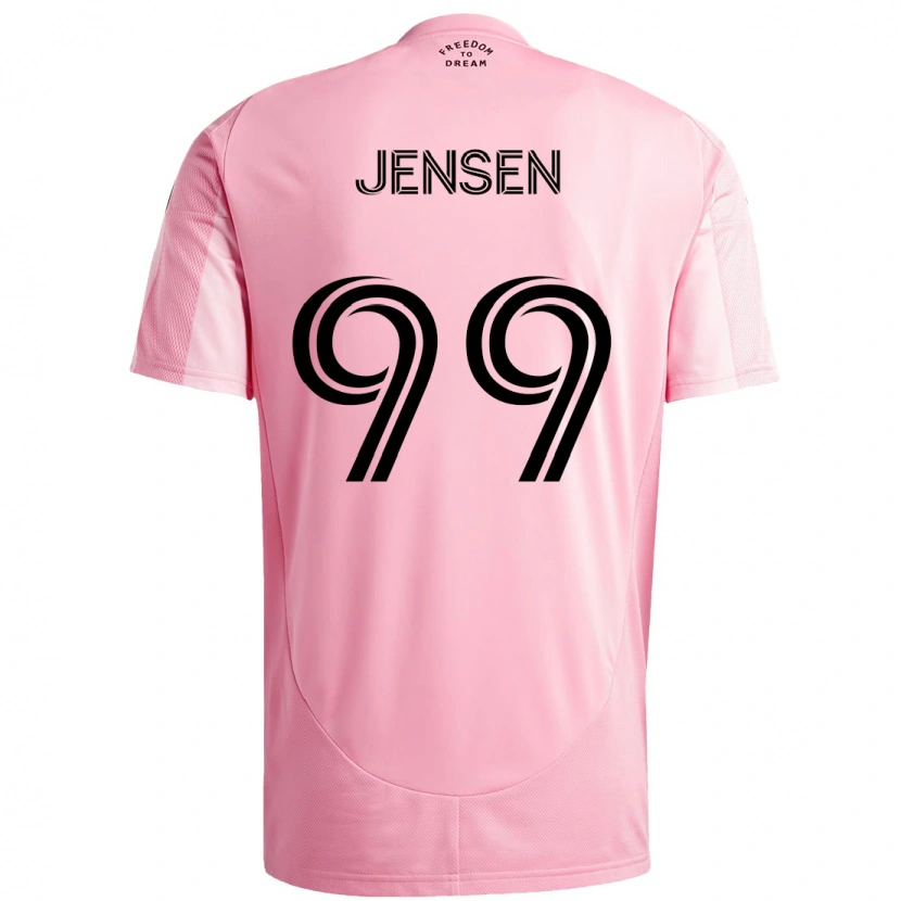 Danxen Dames Cole Jensen #99 Roze Zwart Thuisshirt Thuistenue 2025/26 T-Shirt