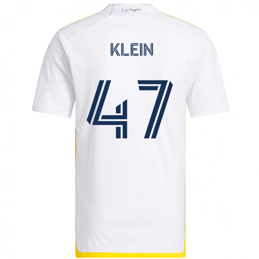 Danxen Dames Carson Klein #47 Wit Geel Thuisshirt Thuistenue 2025/26 T-Shirt