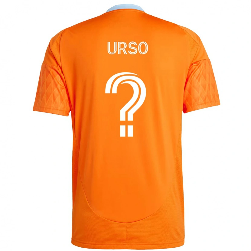 Danxen Dames Júnior Urso #0 Oranje Wit Thuisshirt Thuistenue 2025/26 T-Shirt