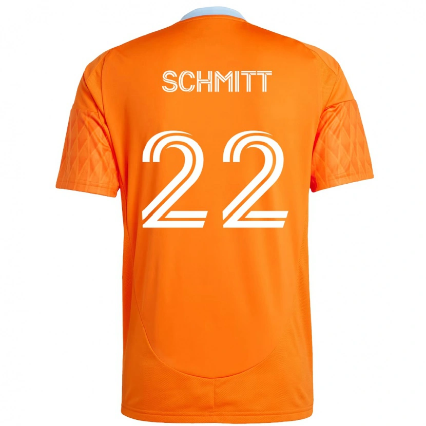 Danxen Dames Tate Schmitt #22 Oranje Wit Thuisshirt Thuistenue 2025/26 T-Shirt