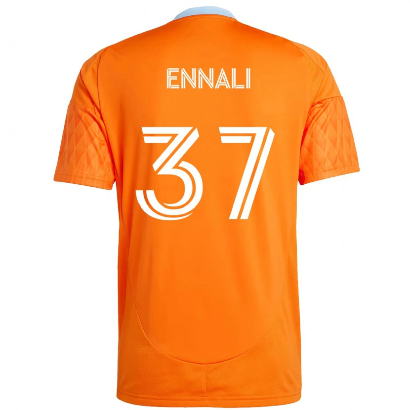 Danxen Dames Lawrence Ennali #37 Oranje Wit Thuisshirt Thuistenue 2025/26 T-Shirt