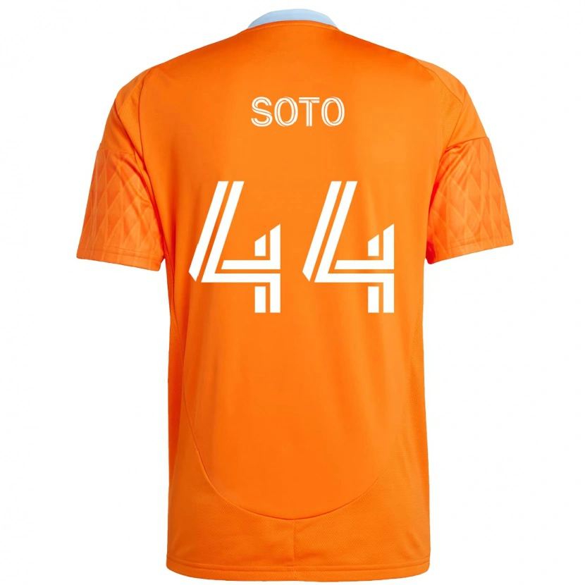 Danxen Dames Ezekiel Soto #44 Oranje Wit Thuisshirt Thuistenue 2025/26 T-Shirt