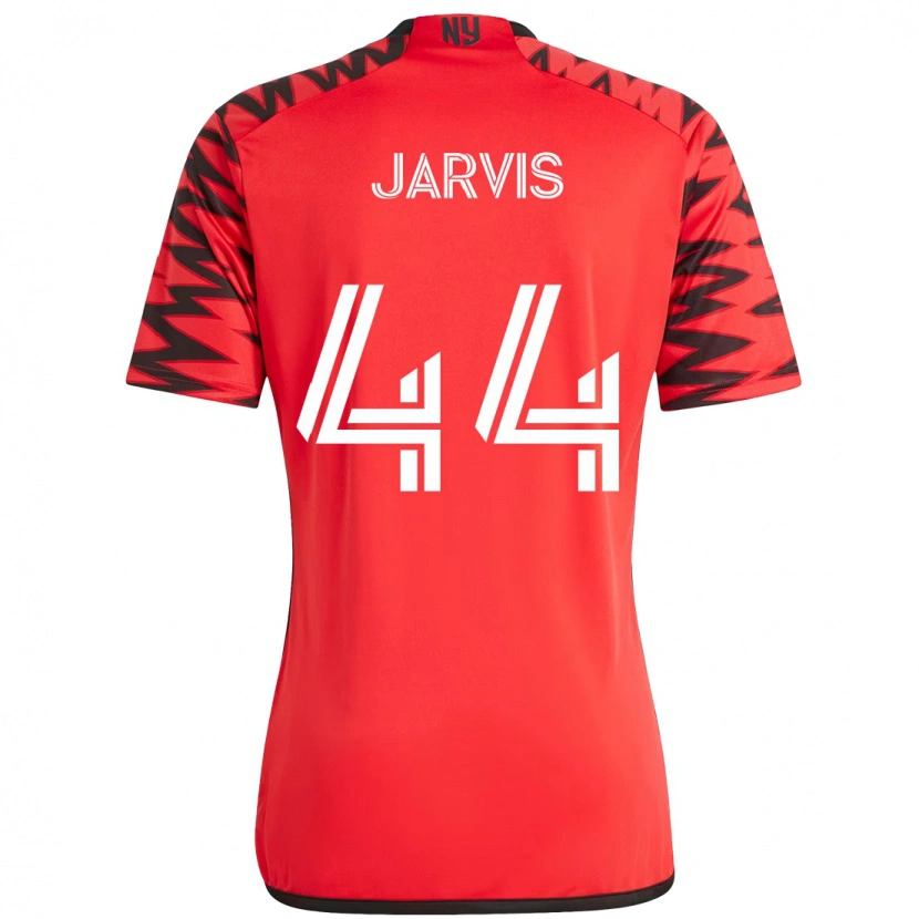 Danxen Dames Aiden Jarvis #44 Rood Zwart Thuisshirt Thuistenue 2025/26 T-Shirt