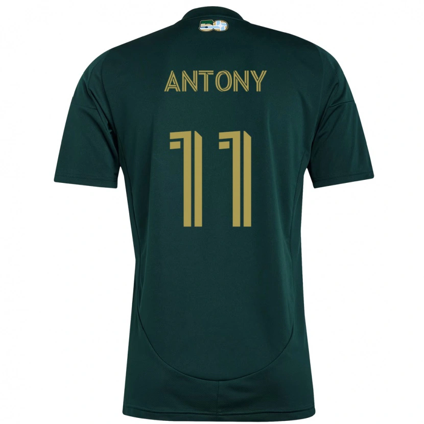 Danxen Dames Antony #11 Zwart Bruin Thuisshirt Thuistenue 2025/26 T-Shirt