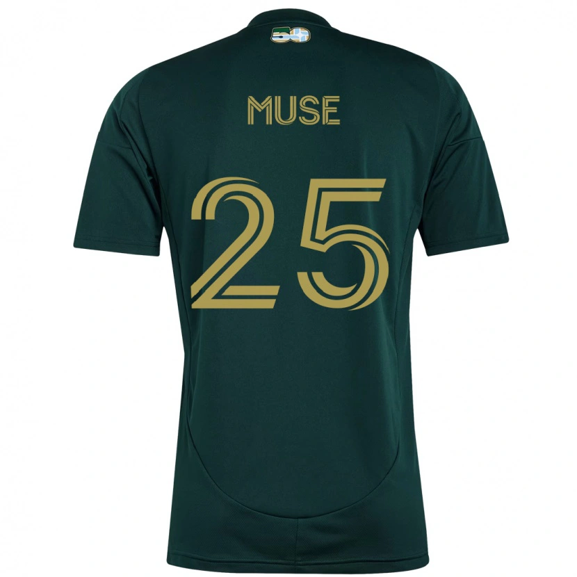 Danxen Dames Trey Muse #25 Zwart Bruin Thuisshirt Thuistenue 2025/26 T-Shirt