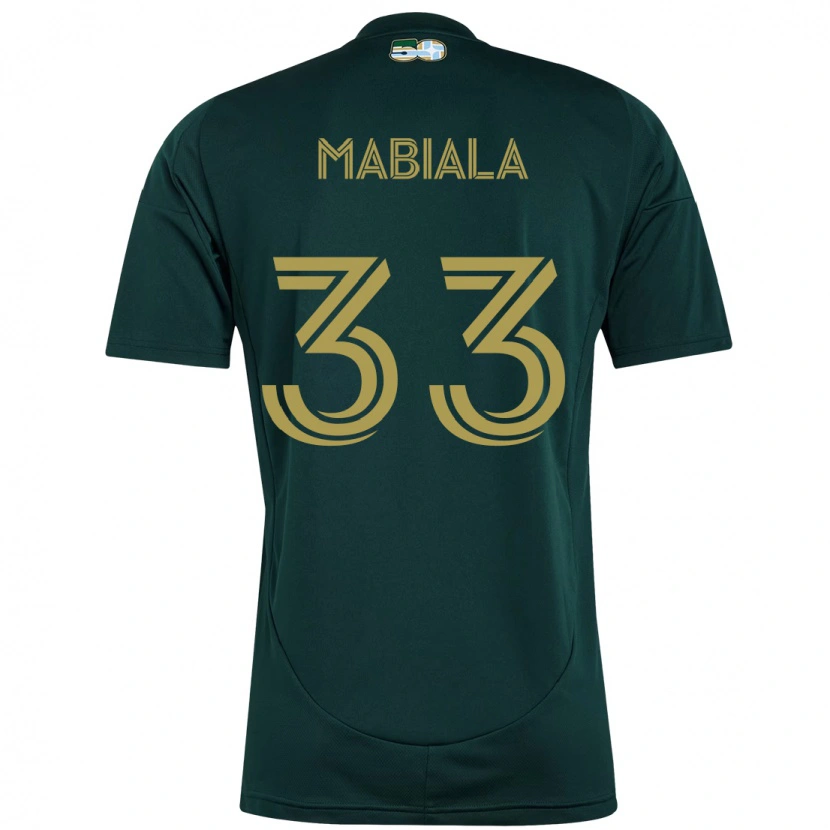 Danxen Dames Larrys Mabiala #33 Zwart Bruin Thuisshirt Thuistenue 2025/26 T-Shirt