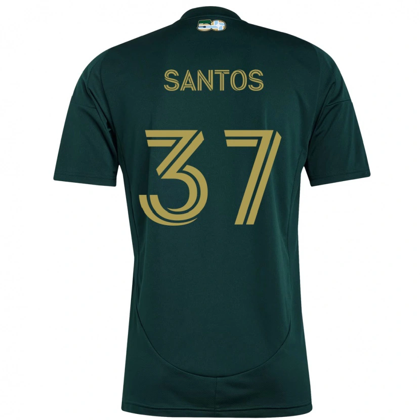Danxen Dames Noah Santos #37 Zwart Bruin Thuisshirt Thuistenue 2025/26 T-Shirt