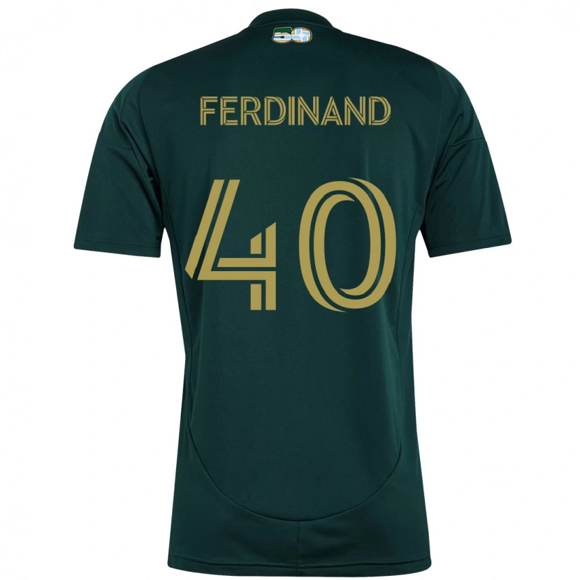 Danxen Dames Keesean Ferdinand #40 Zwart Bruin Thuisshirt Thuistenue 2025/26 T-Shirt