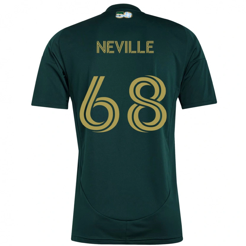 Danxen Dames Harvey Neville #68 Zwart Bruin Thuisshirt Thuistenue 2025/26 T-Shirt