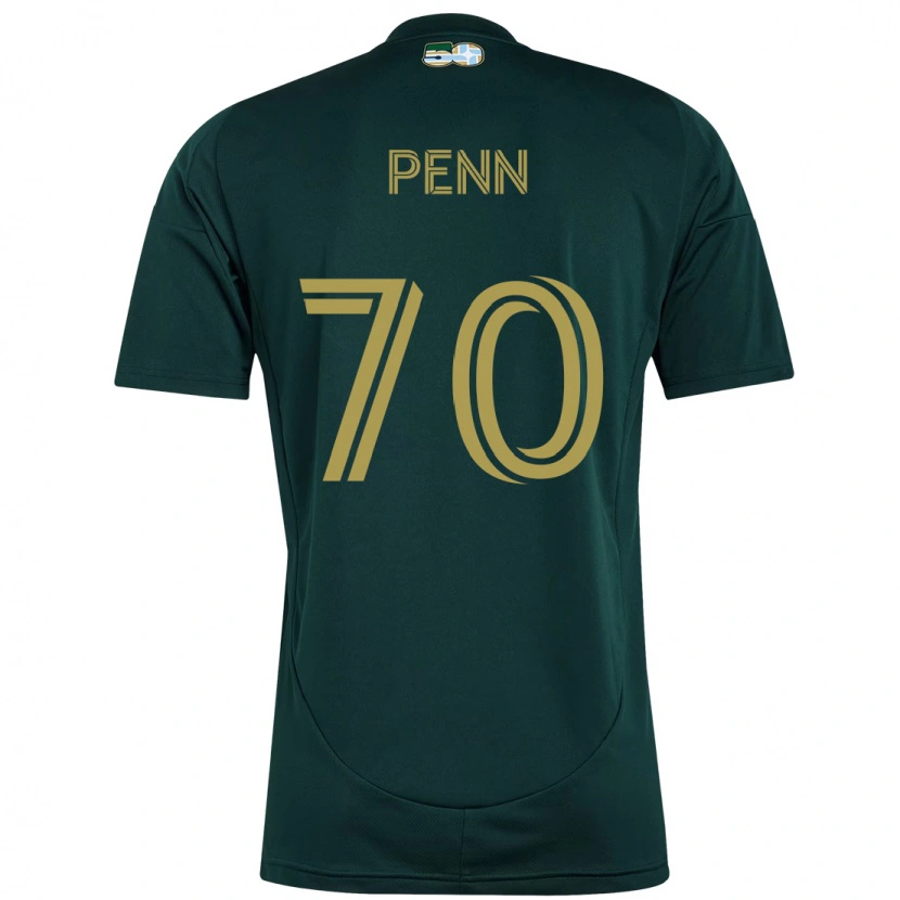 Danxen Dames Josh Penn #70 Zwart Bruin Thuisshirt Thuistenue 2025/26 T-Shirt