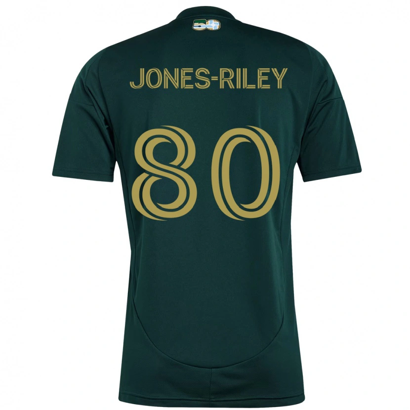Danxen Dames Jaden Jones-Riley #80 Zwart Bruin Thuisshirt Thuistenue 2025/26 T-Shirt