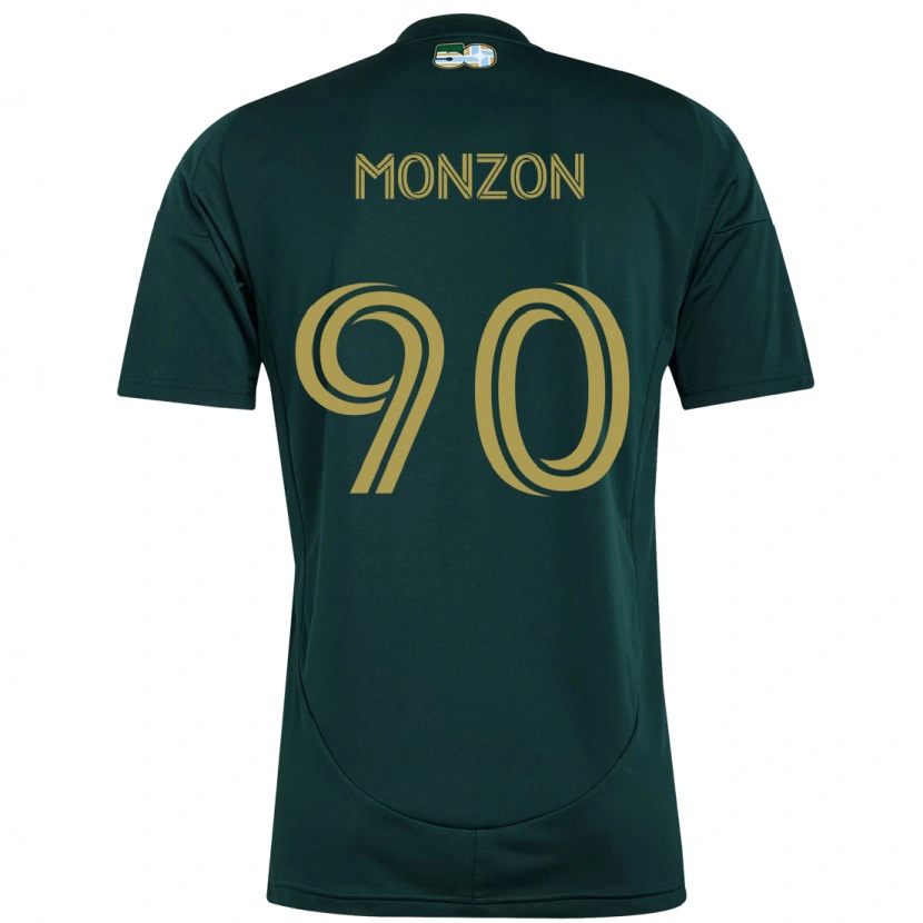 Danxen Dames Florián Monzón #90 Zwart Bruin Thuisshirt Thuistenue 2025/26 T-Shirt