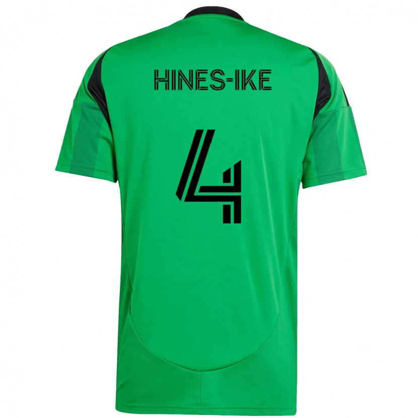 Danxen Dames Brendan Hines-Ike #4 Groen Zwart Thuisshirt Thuistenue 2025/26 T-Shirt